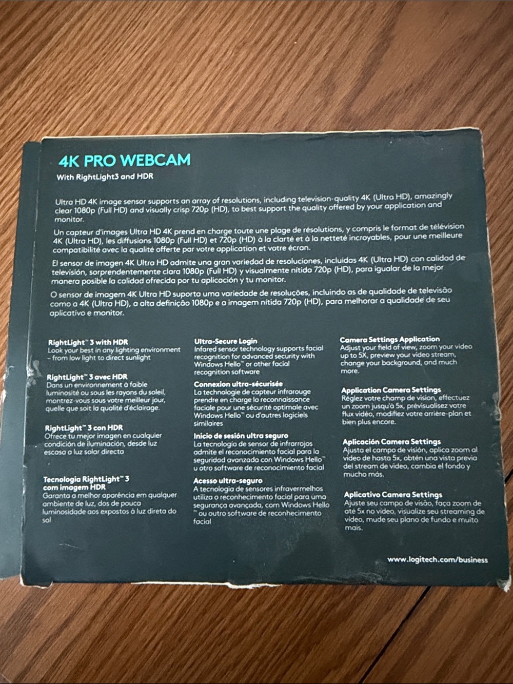 Logitech 4k Pro Webcam - Picture 6 of 7